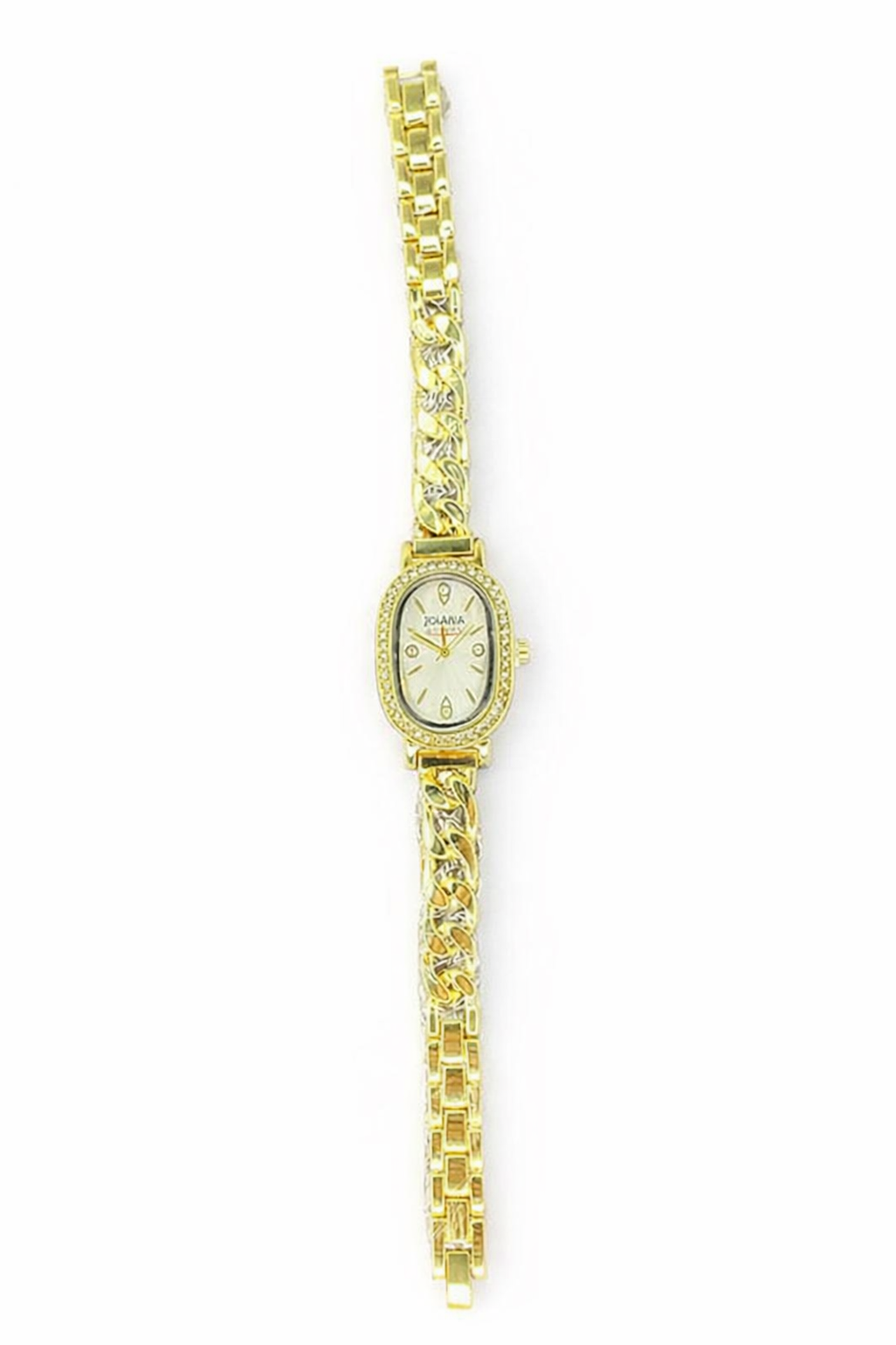 Montre Femme Élégante Jolana – Dorée avec Bracelet Vert